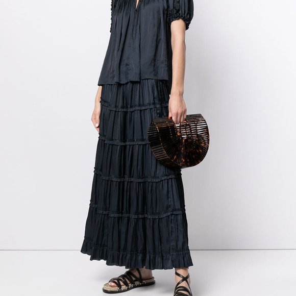 Ulla Johnson Louise Skirt Midnight NWT - Picture 4 of 10